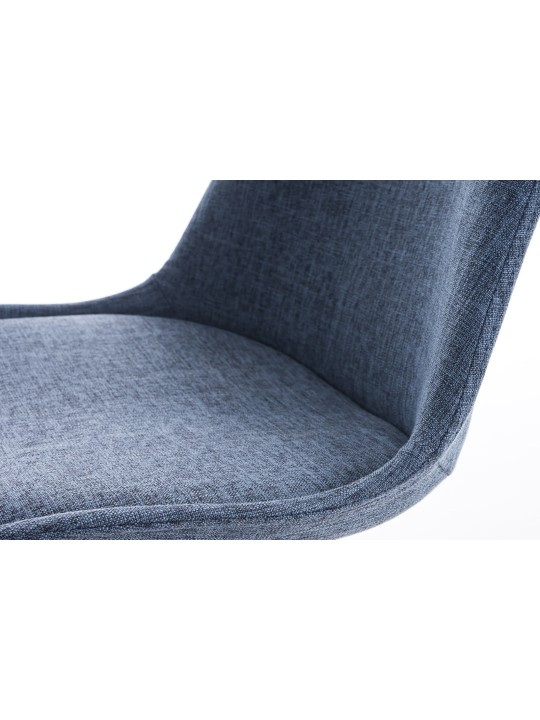 Tuoli Pegleg kangas Square, sininen Tuoli Pegleg kangas Square, sininen