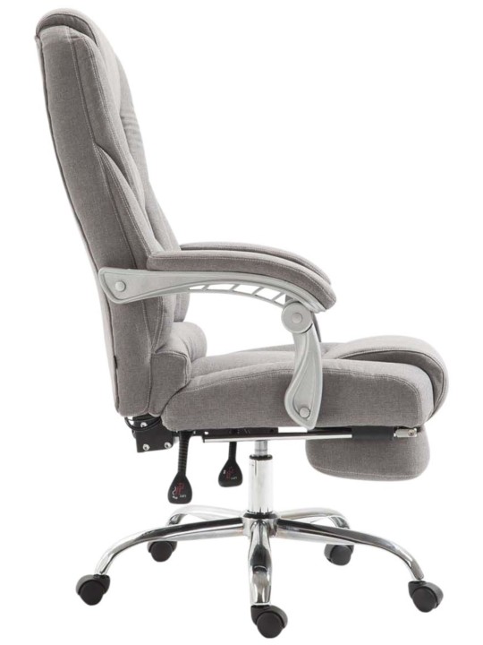 Työtuoli Pacific kangasta, harmaa