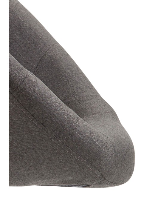 Baarijakkara London V2 kangas kromi, tummanharmaa