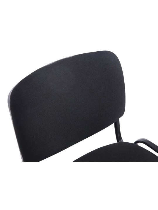 4 tuolin sarja XL Ken kangasta, musta