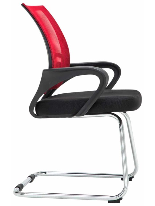 2 vierailijatuolin setti Eureka, punainen