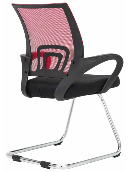 2 vierailijatuolin setti Eureka, punainen