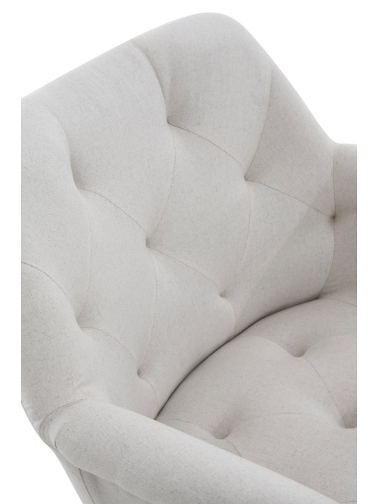 Langford kangas ruokatuoli, beige