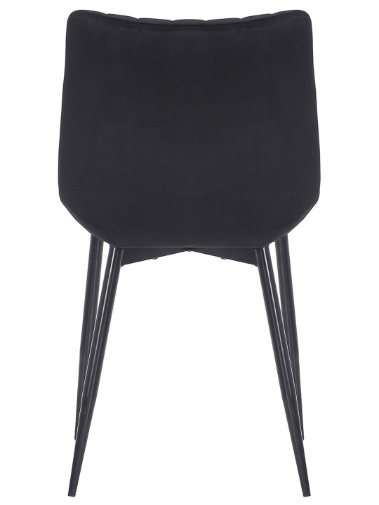 2 tuolin setti Rahden velvet, musta