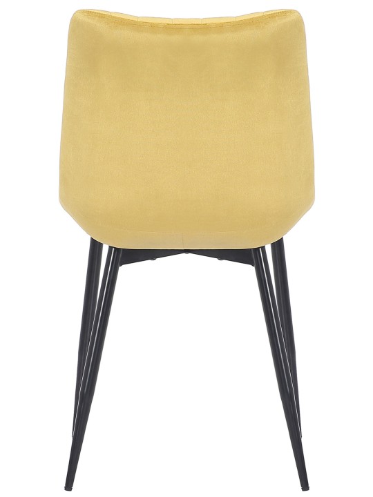 2 tuolin setti Rahden velvet, keltainen