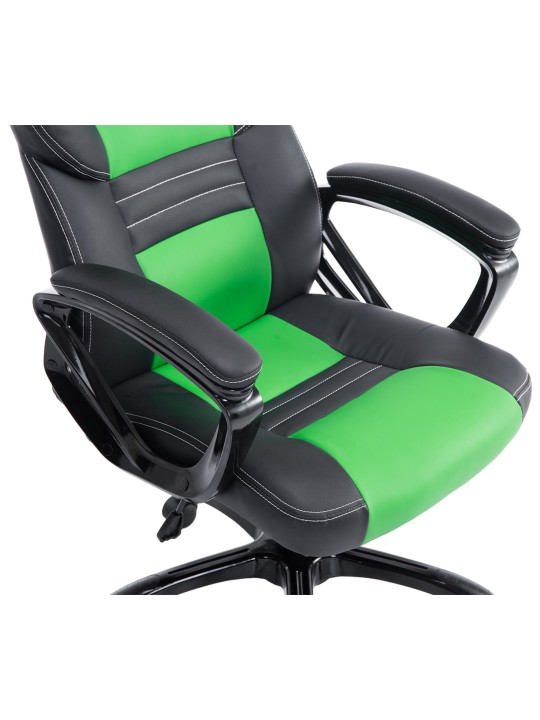 Pedro työtuoli, musta/vihreä