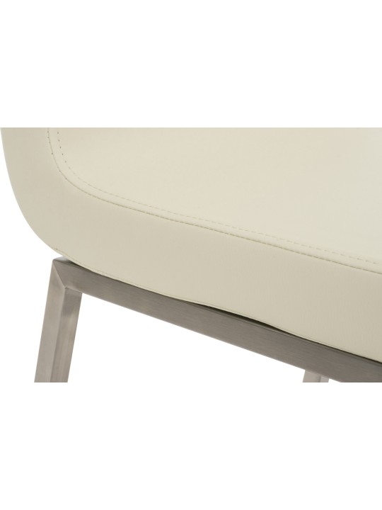 2 ruokapöydän tuolin setti Colmar, kermanvärinen