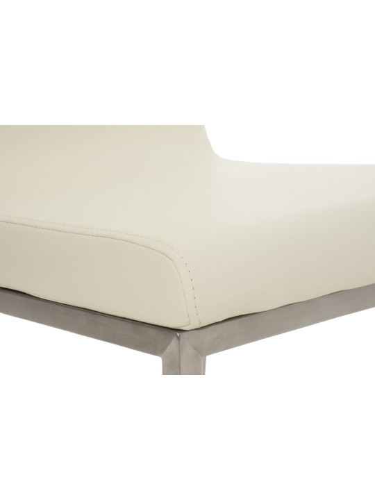 2 ruokapöydän tuolin setti Colmar, kermanvärinen