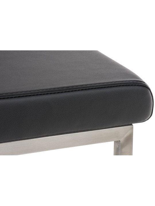 2 ruokapöydän tuolin setti Colmar, musta