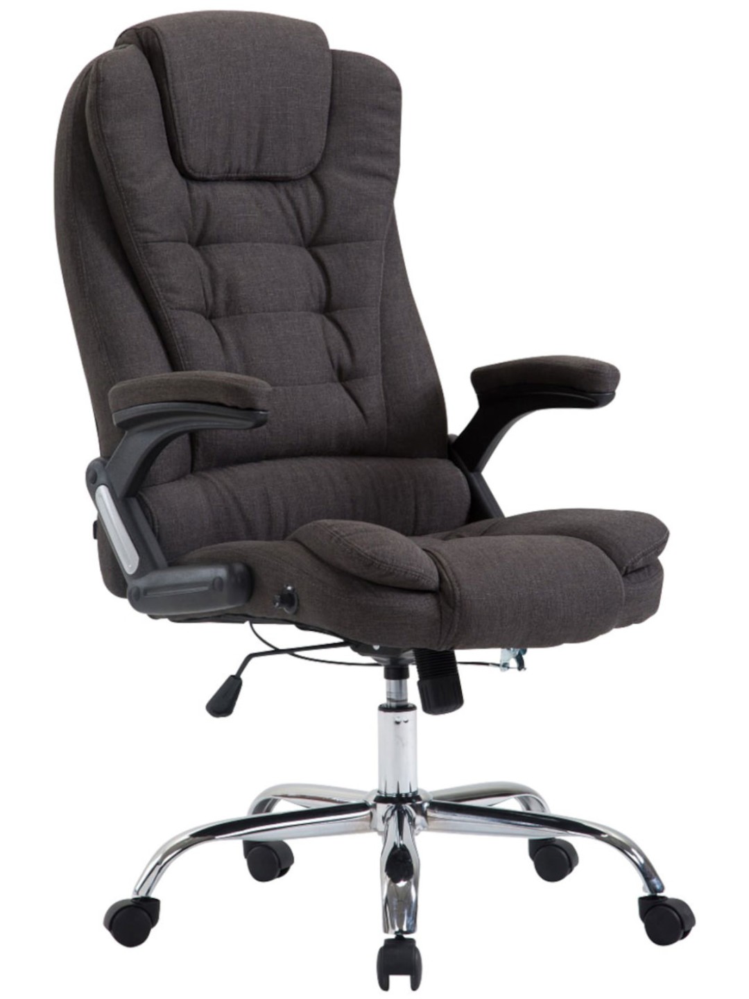 Työtuoli Thor kangasta, tummanharmaa