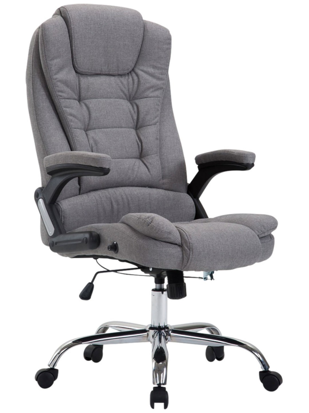 Työtuoli Thor kangasta, harmaa