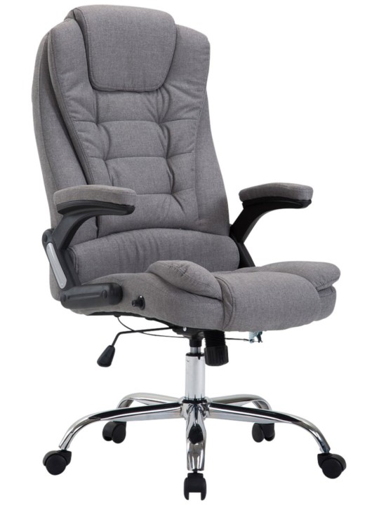 Työtuoli Thor kangasta, harmaa