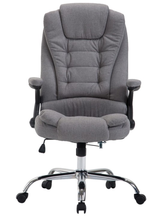 Työtuoli Thor kangasta, harmaa