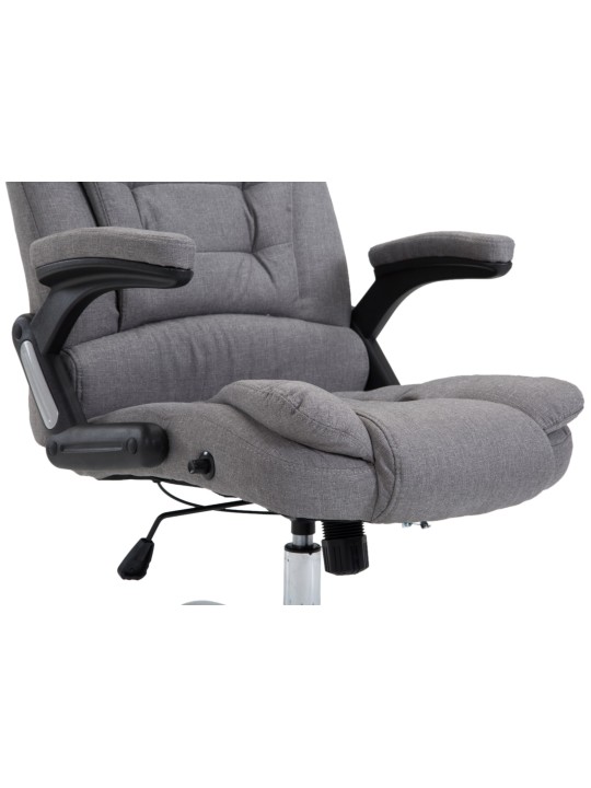 Työtuoli Thor kangasta, harmaa