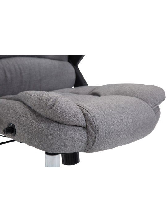 Työtuoli Thor kangasta, harmaa