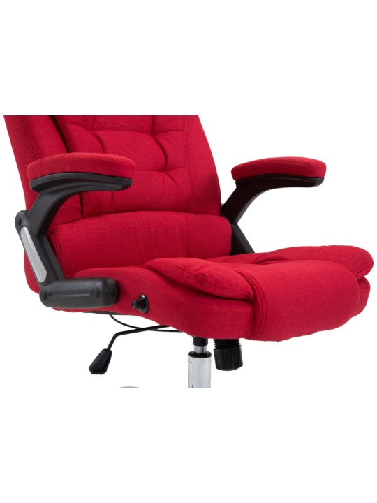 Työtuoli Thor kangasta, punainen