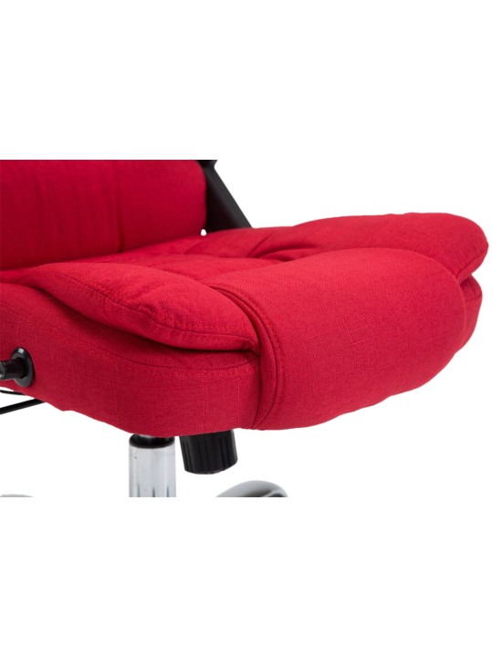 Työtuoli Thor kangasta, punainen