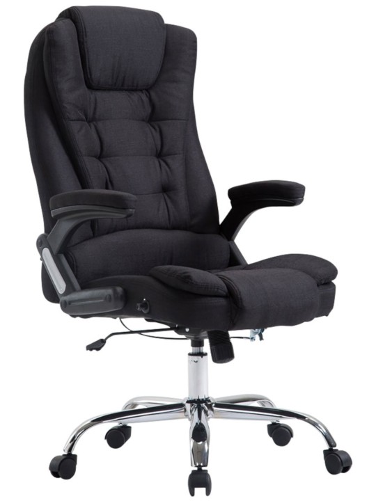 Työtuoli Thor kangasta, musta