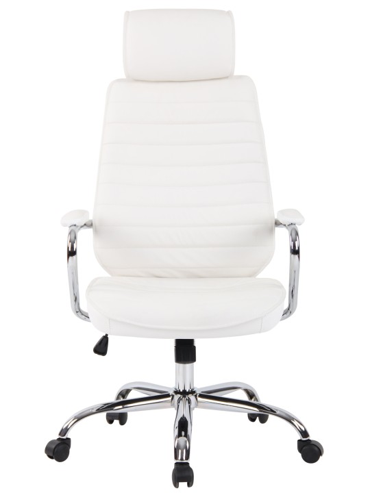 Työtuoli Rako aitoa nahkaa, valkoinen