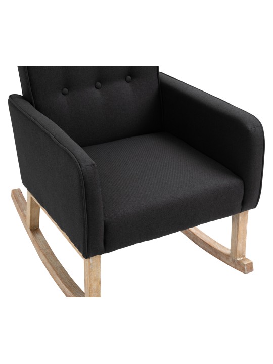 Keinutuoli Dream kangasta, musta Keinutuoli Dream kangasta, musta