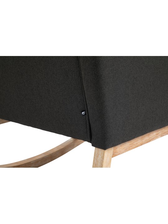 Keinutuoli Dream kangasta, tummanharmaa