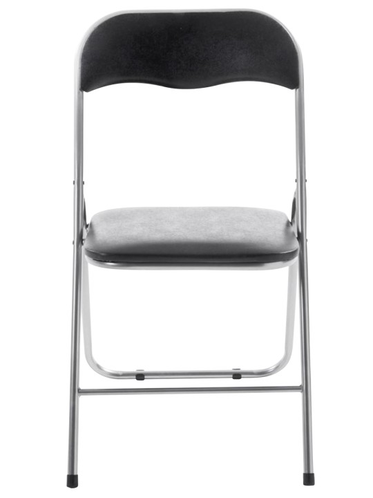 4 kpl kokoontaittuvia tuoleja Felix, musta/hopea
