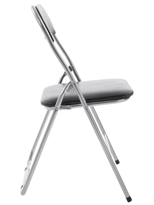 4 kpl kokoontaittuvia tuoleja Felix, musta/hopea