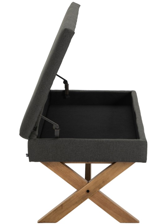 Penkki Namaro kangas antiikki-valo, tummanharmaa