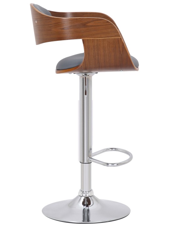 2 baarijakkaran sarja Kingston C keinonahkaa, pähkinä/harmaa