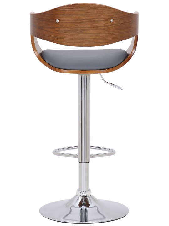 2 baarijakkaran sarja Kingston C keinonahkaa, pähkinä/harmaa