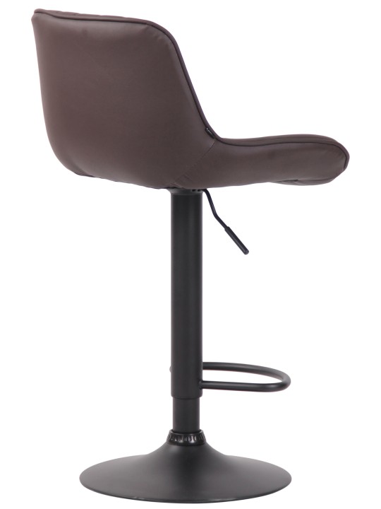 2 baarituolia Lentini keinonahkaa, ruskea