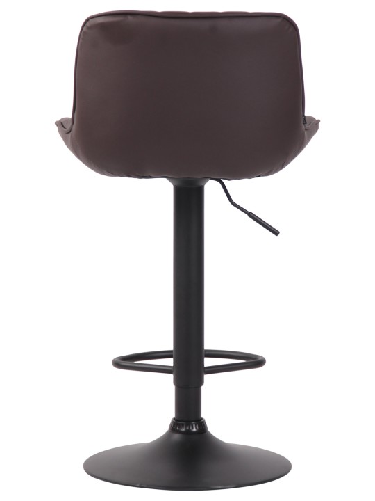 2 baarituolia Lentini keinonahkaa, ruskea