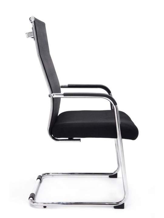 2 vierailijatuolin setti Brenda, musta