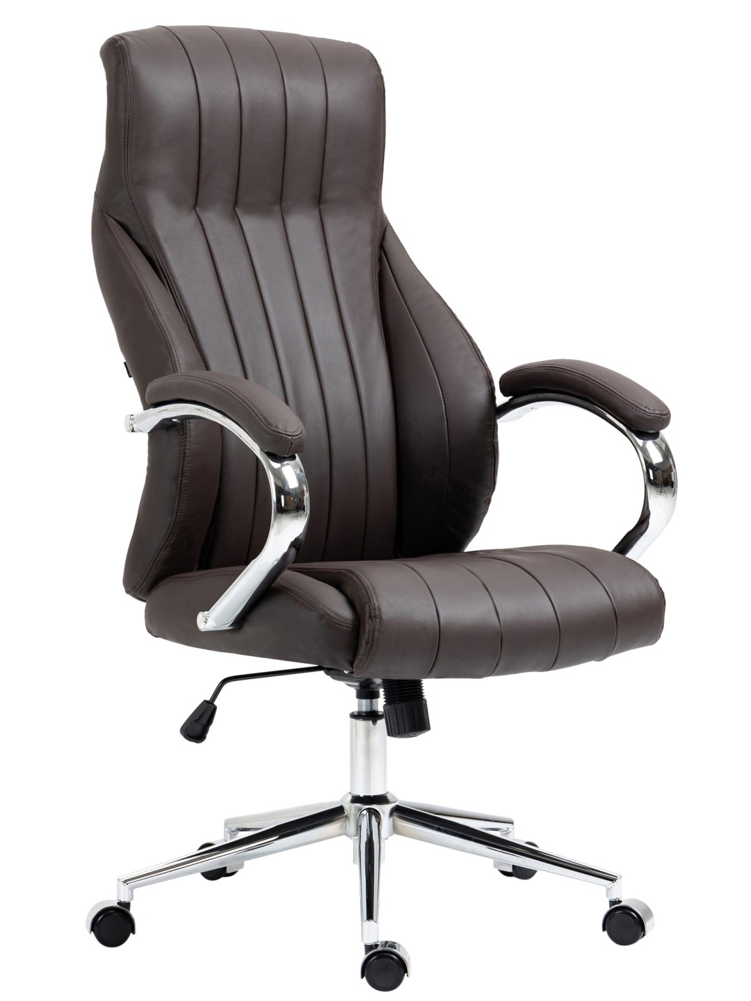 Wigan aitoa nahkaa työtuoli, ruskea