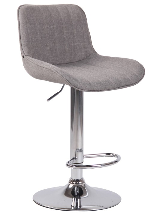 2 baarituolisarja Lentini kangas kromi, harmaa