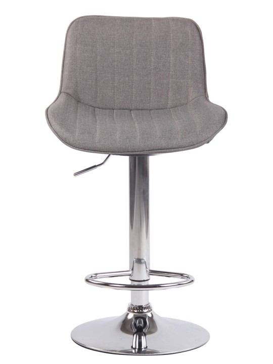 2 baarituolisarja Lentini kangas kromi, harmaa