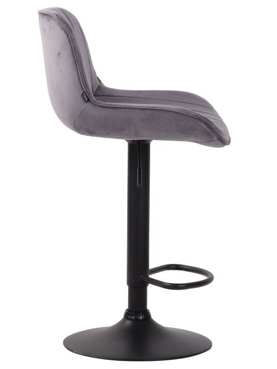 2 baarijakkaran setti Lentini velvet, tummanharmaa