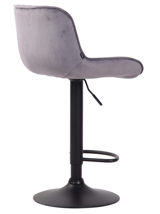 2 baarijakkaran setti Lentini velvet, tummanharmaa