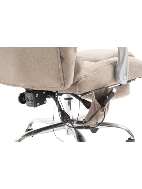 Pacific-kankainen työtuoli hierontatoiminnolla, taupe Pacific-kankainen työtuoli hierontatoiminnolla, taupe