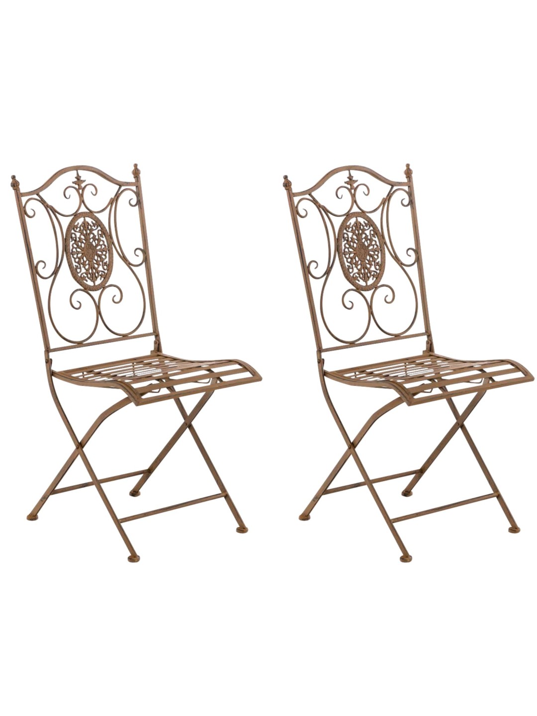 2 tuolin setti Sibell, antiikkiruskea