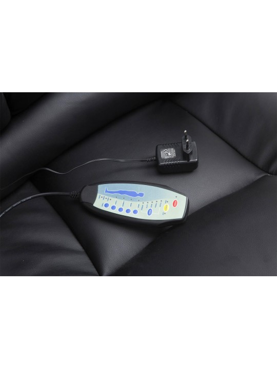 Pacific-työtuoli hierontatoiminnolla, musta