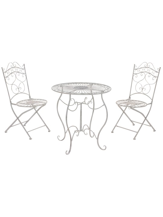 Indra-istuinryhmä, antiikkivalkoinen