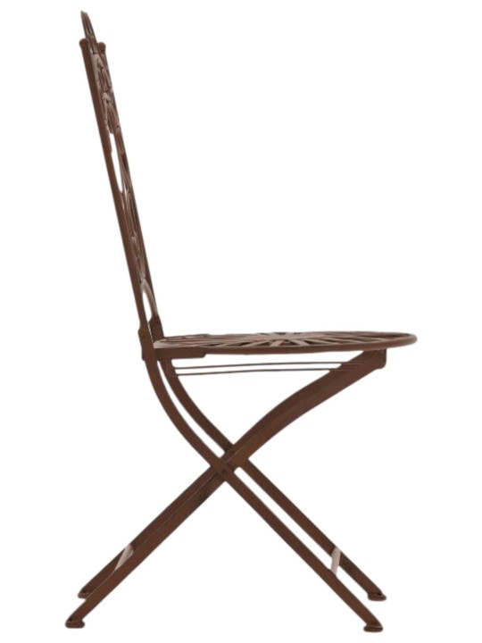 2 tuolin setti Indra, antiikkiruskea