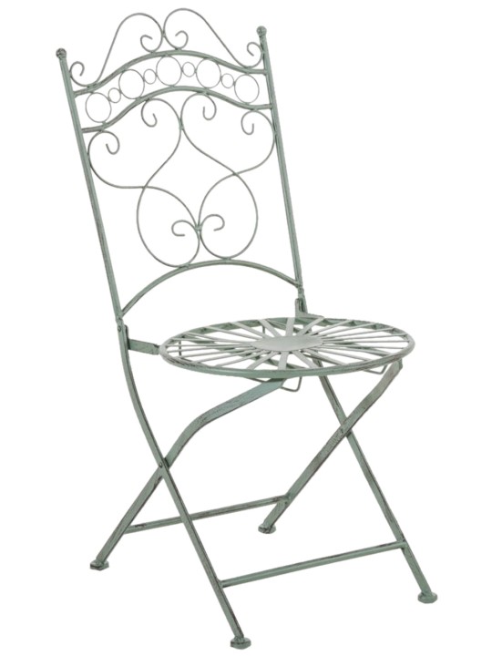 2 tuolin setti Indra, antiikkivihreä