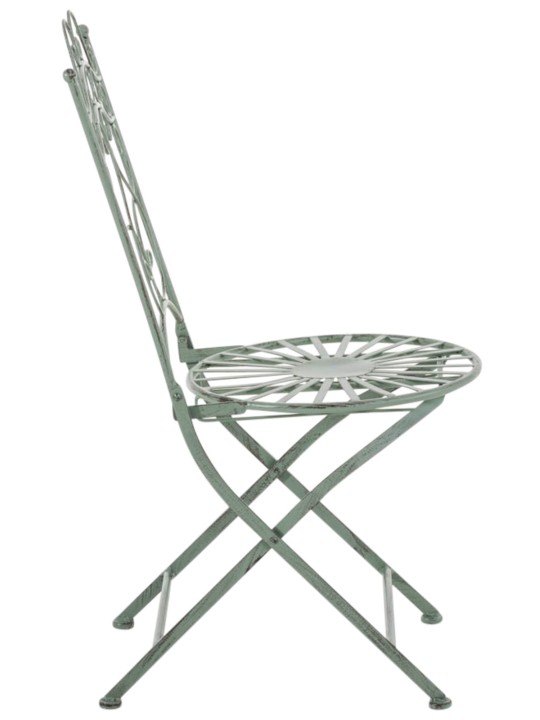 2 tuolin setti Indra, antiikkivihreä