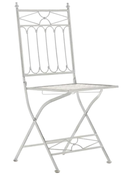 2 kpl kokoontaittuvia tuoleja Asina, antiikkivalkoinen 2 kpl kokoontaittuvia tuoleja Asina, antiikkivalkoinen