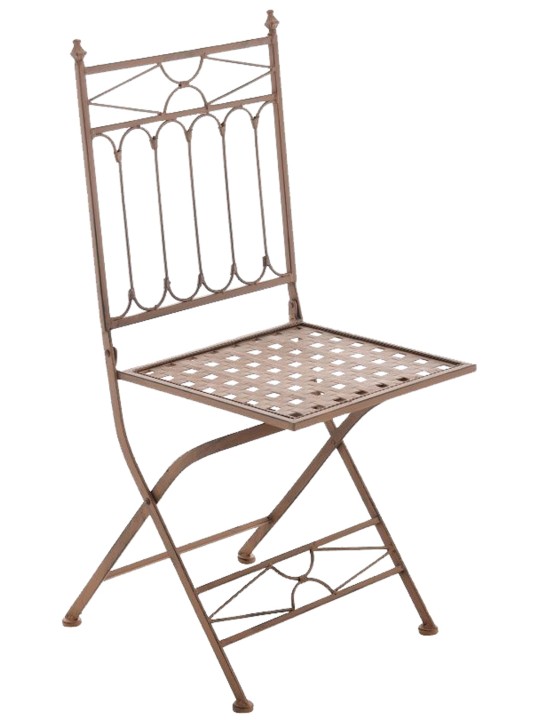 2 kpl kokoontaittuvia tuoleja Asina, antiikkiruskea