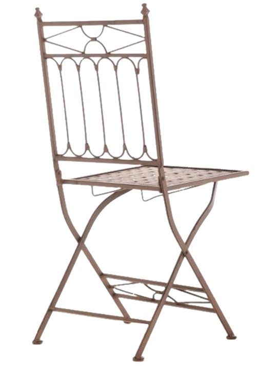 2 kpl kokoontaittuvia tuoleja Asina, antiikkiruskea