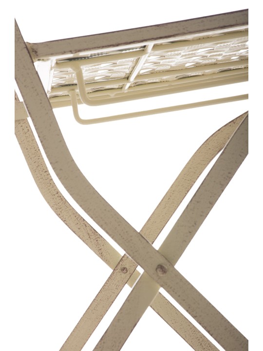 2 kpl kokoontaittuvia tuoleja Asina, antiikkikermanvärinen