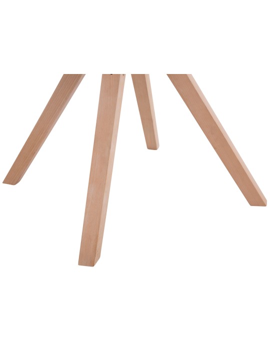 4 vierailijatuolin setti Toulouse kangas Square Natura, ruskea